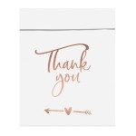 PartyDeco Thank you Treat Bags, 6 pcs