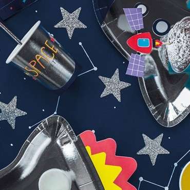 Space Party Tableware - Space Rocket Plates