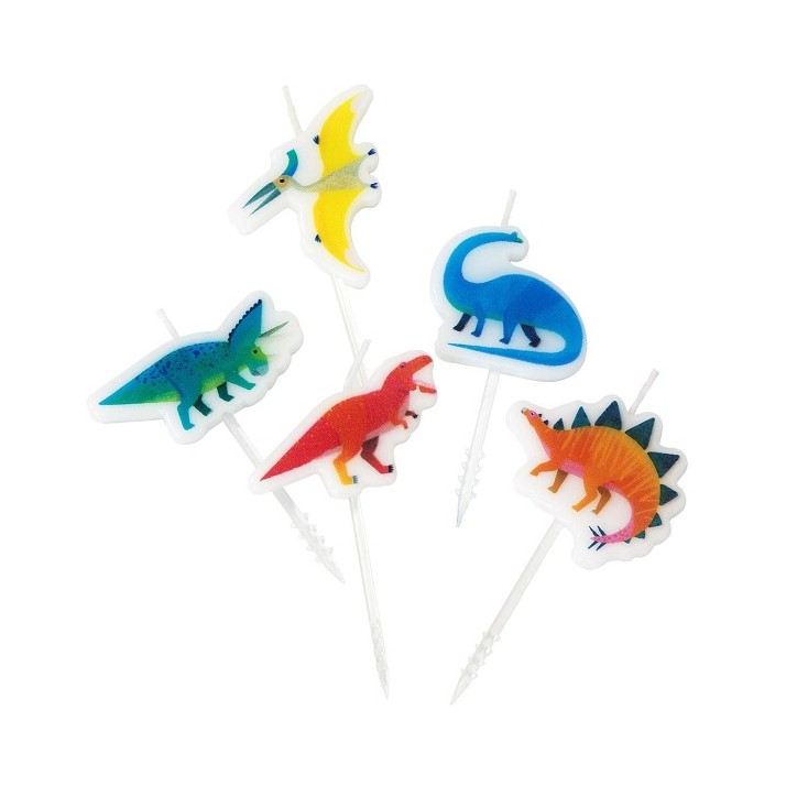 Party Dinosaur Candles Talking Tables - DINO-CANDLES