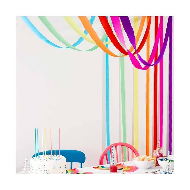 Birthday Brights Rainbow Streamers Talking Tables