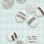 Graphical Eggs Paper Napkins, 20 pcs