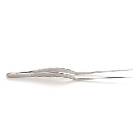 Stainless Steel 14cm Cranked Kitchen Tweezers