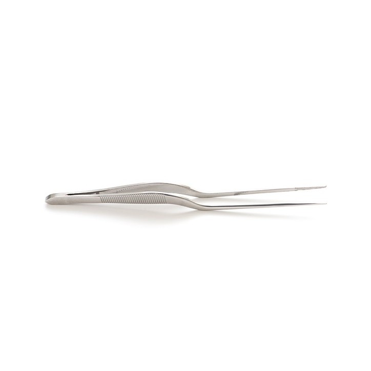 Stainless Steel 14cm Cranked Kitchen Tweezers