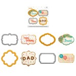 Decora Large Plaque Frame Cookie Cutters, 4 pcs