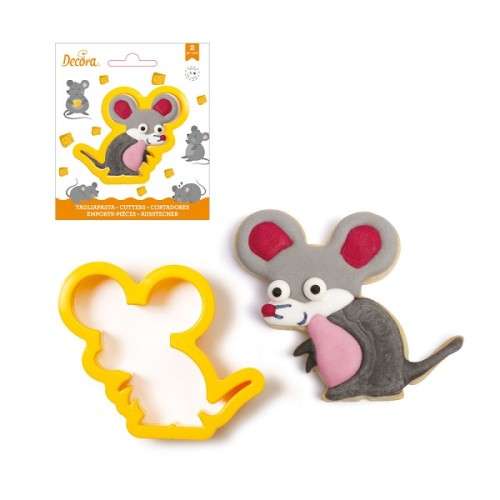 Decora Mouse Cookie Cutter, 70mm