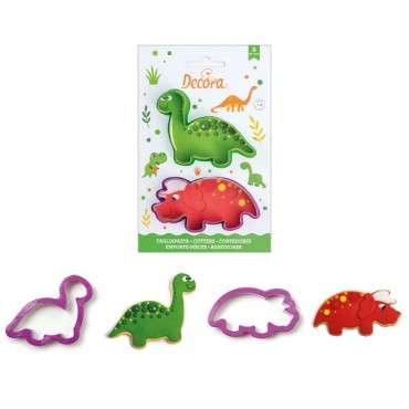 Stegosaurus & Triceratops Cookie Cutter Set Dinosaur