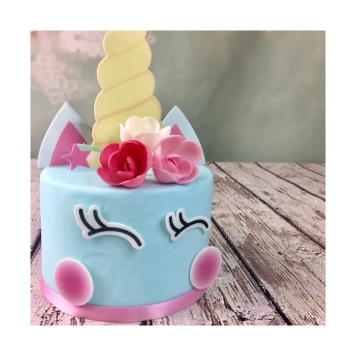 Unicorn Wafer Decoration Set for Cakes