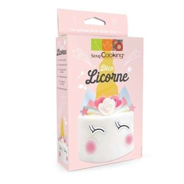 Oblaten Dekoset "Einhorn", 12-tlg. ScrapCooking 2273