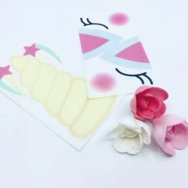 Unicorn Wafer Decoration Set for Cakes