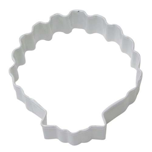 White Sea Shell Cookie Cutter, 7.5cm