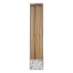 Meri Meri Metallic Gold Long Candles, 16 Pcs