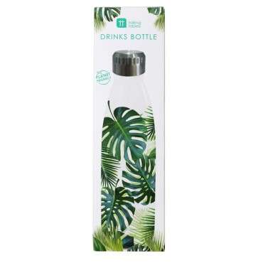 Tropical Leaves Thermosflasche 500ml - Edelstahlflasche Tropical Leaves