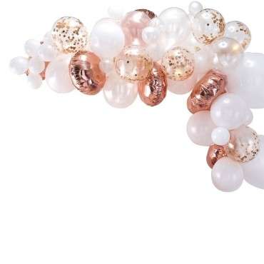 Ballongirlanden-Set Rosegold - 70-teilig