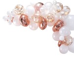 Ginger Ray Ballonbogen Set ROSE GOLD, 4 Meter