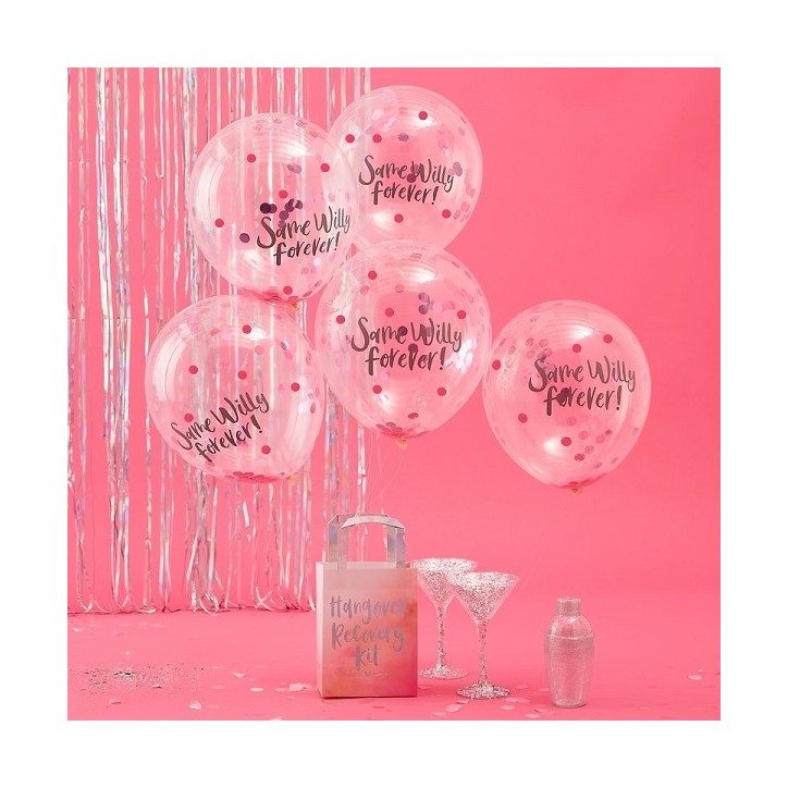 Same Willy Forever Confetti Balloons - Bride Tribe