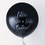 Ginger Ray Little Sister or Little Brother Gender Reveal Balloon, 95cm