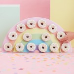 Ginger Ray Rainbow Donut Wall for 14 Donuts