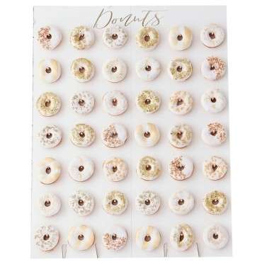 Ginger Ray Large Donut Wall - Gold Wedding