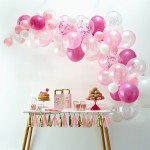 Ginger Ray Pink Balloon Arch Kit, 4 Meter