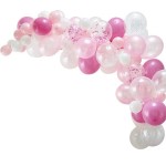 Ginger Ray Ballonbogen Set PINK, 4 Meter