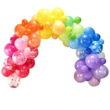 Regenbogen Ballongirlande DIY Kit Ginger Ray