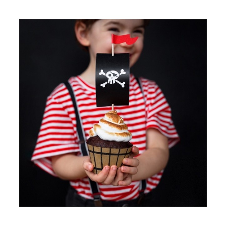 Piraten Cupcake Set - Piratenparty