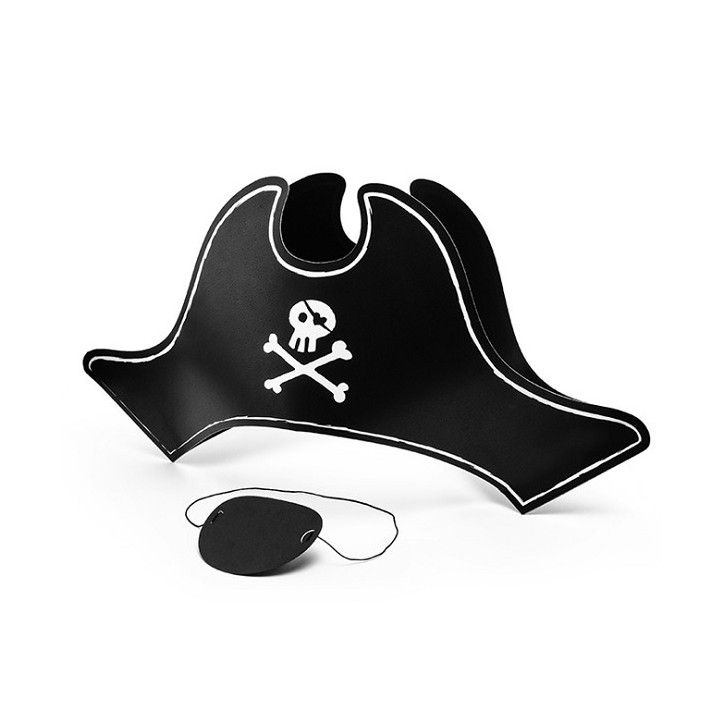 Pirate hat with eye patch CPP17 Piratesparty