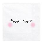 PartyDeco Napkins Face, 20 pcs