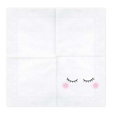 Sleeping Eyes Napkins Partydeco