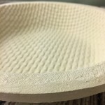 Round waffle Groundwood dough rising basket for 1500g dough