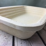 Rectangular Spiral Groundwood dough rising basket for 2500g dough