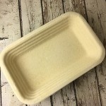 Rectangular Spiral Groundwood dough rising basket for 2500g dough