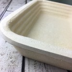 Rectangular Spiral Groundwood dough rising basket for 2500g dough