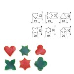 6 Assorted Miniature Cookie Cutter Set 2