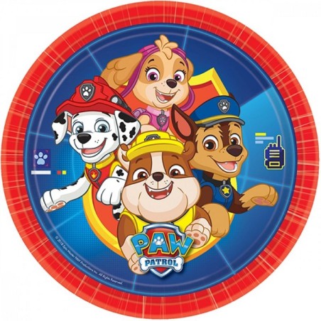 Amscan Paw Patrol Paper Plates