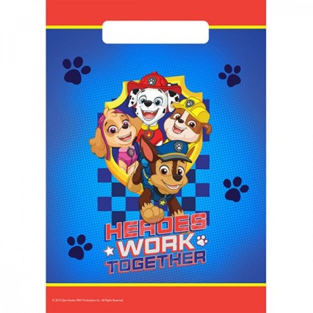 8 Partybeutel Paw Patrol