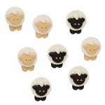 Günthart Sheep Sugar Pipings, 8 pcs