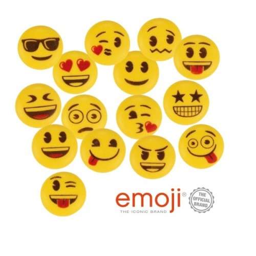 Günthart Emoji Sugar Pipings, 15pcs