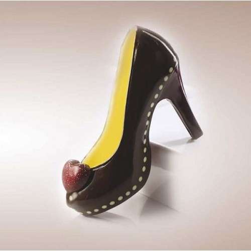 Martellato High Heel Damenschuh Schokoladen Giessform, 22cm