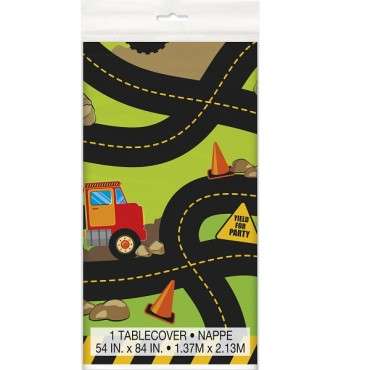 52073 Construction Trucks Tablecover UP