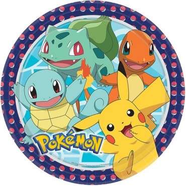 Pokémon Paper Plates