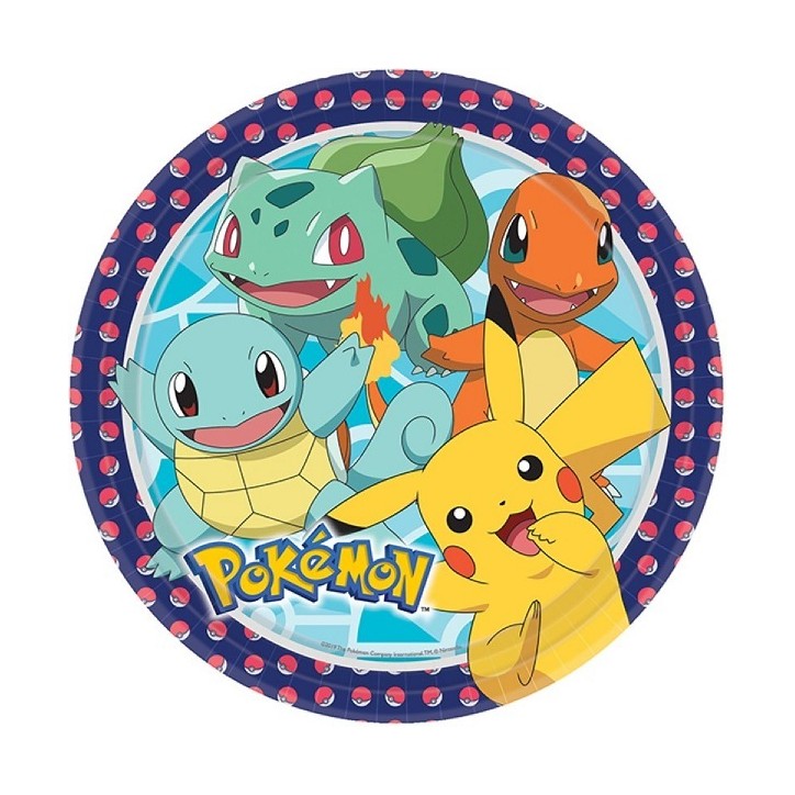 Pokémon Paper Plates