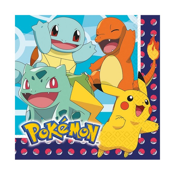 Amscan Pokémon Napkins