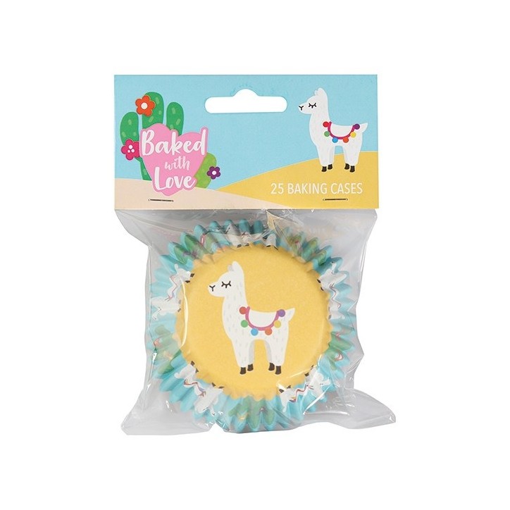 Lama Cupcake Förmchen 25 Stück