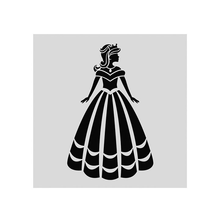 Cake Star - Princess Stencil 68014