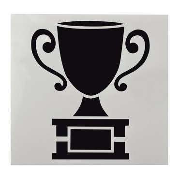 Trophy Cake Stencil 68019