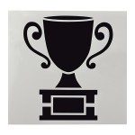 Cake Star Trophy Stencil, 148x148mm