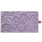 Karen Davies Flower Brush Embroidery Sugarcraft Mould