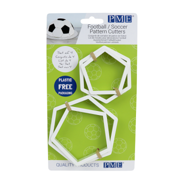 PME Fussballl Hexagon & Pentagon Ausstecherset FB49