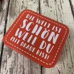 Birkmann Tin Box Die Welt ist schön, weil Du mit drauf bist! - 10x12x6cm